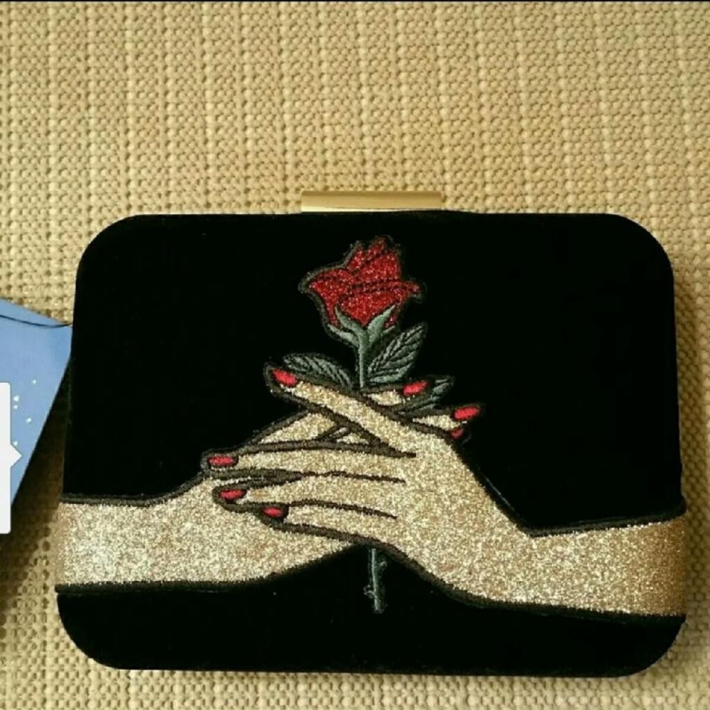 Danielle Nicole Sleeping Beauty Evening Clutch NWT